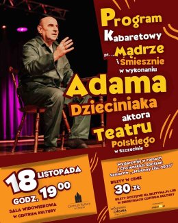 Adam Dzieciniak w programie "Mądrze i śmiesznie"