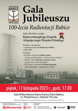 Gala Jubileuszu 100-lecia Radiostacji Babice
