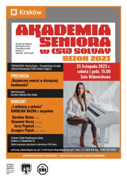 25.11.2023/sobota, godz.15.00 – AKADEMIA SENIORA