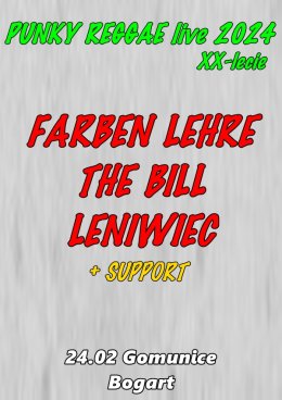 PUNKY REAGGAE LIVE 2024 - Gomunice Bogart