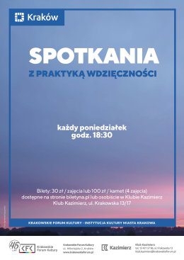 Spotkanie z praktyką wdzięczności - bilet