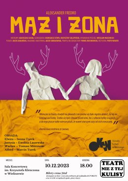 "Mąż i żona" Aleksander Fredro - Teatr Nie z Tej Kulisy