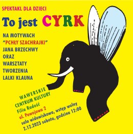 SPEKTAKL DLA DZIECI "To jest CYRK" na motywach "Pchły Szachrajki" Jana Brzechwy