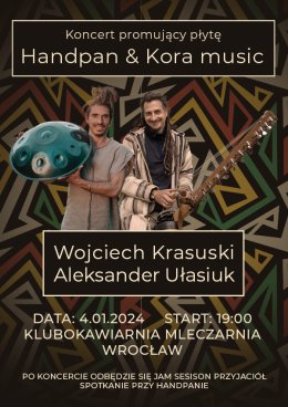 Koncert promujący płytę „Handpan & Kora music”