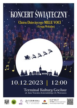 Świąteczny koncert chóru dziecięcego MILLE VOCI i Grupy Wokalnej