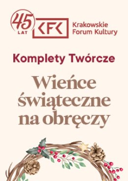 Komplety Twórcze: wieńce świąteczne na obręczy