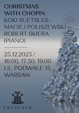 Plakat Koncert Świąteczny - Koki Suetsugu, Maciej Poliszewski, Robert Skiera 231128