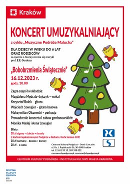 16.12.2023: Koncert gordonowski z cyklu Bobobrzmienia "Świątecznie"