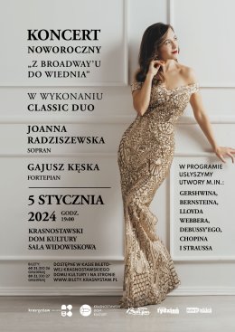 KONCERT NOWOROCZNY "Z BROADWAY'U DO WIEDNIA"