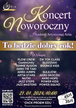 ARTIA Akademia Artystyczna - Koncert Noworoczny 2024 - Tomaszów Mazowiecki i Sulejów