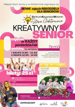 RĘKODZIEŁO - KREATYWNY SENIOR