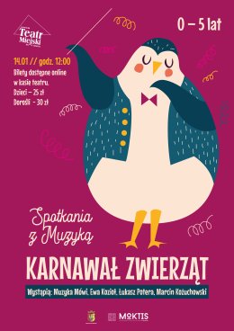 Spotkanie z muzyką dla najmłodszych „Karnawał zwierząt"