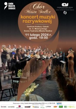 Koncert Muzyki Rozrywkowej Chóru Miasta Siedlce