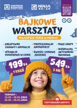 Bajkowe Warsztaty Opole 22.01.2024 - 26.01.2024