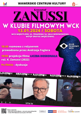 Krzysztof Zanussi w Klubie Filmowym WCK / 13.01.2024