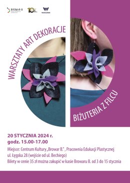 Art Dekoracje - biżuteria z filcu