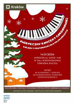 Świąteczny koncert gordonowski: kolędy i pastorałki dla najmłodszych