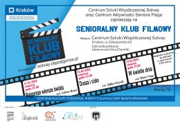 14.03.2024, godz.17.00 – SENIORALNY KLUB FILMOWY CSW SOLVAY/CAS PASJA