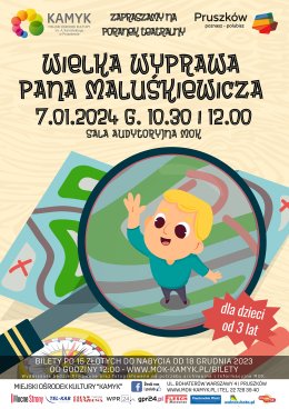 Poranek Teatralny "Wielka wyprawa Pana Maluśkiewicza" Grupa O! Teatr