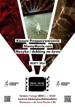 „Kinowe Przepoczwarzenia” NIEMY MOVIE czyli muzyka i dubbing na żywo