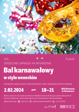 Bal karnawałowy w stylu weneckim