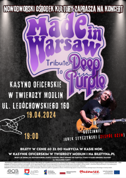 Made in Warsaw - Tribute to Deep Purple + Jurek Styczyński (Dżem)