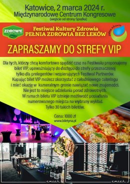 Festiwal Kultury Zdrowia - Pełnia Zdrowia bez leków - VIP