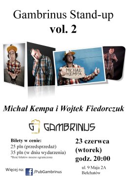 Gambrinus Stand-up vol. 2 - Michał Kempa i Wojtek Fiedorczuk