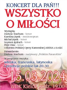 Koncert dla Pań - Wszystko o miłości!