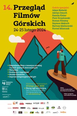 Karnety na 14. Festiwal Filmów Górskich (24-25 lutego 2024 r.)