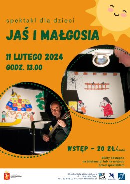 Spektakl dla dzieci Jaś i Małgosia