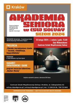 10.02.2024, godz.15.00 – AKADEMIA SENIORA  SEZON 2024