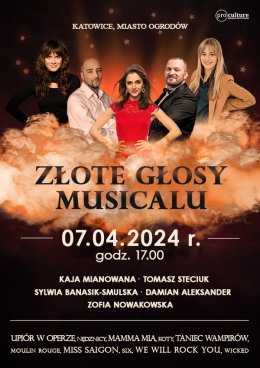 Złote głosy musicalu - Katowice