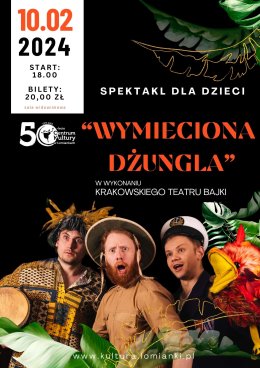 Spektakl dla dzieci "Wymieciona Dżungla"