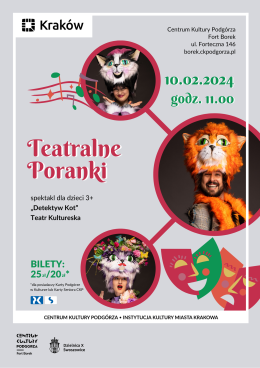 Teatralne Poranki w Forcie Borek "Detektyw Kot"