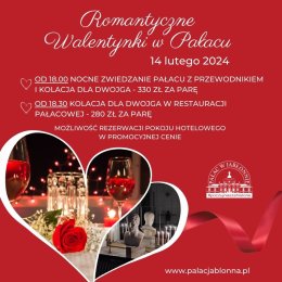 Romantyczne Walentynki w Pałacu w Jabłonnie