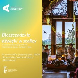 Bieszczadzkie dźwięki w stolicy | koncert relaksacyjny na misy tybetańskie, gong, handpan i głos
