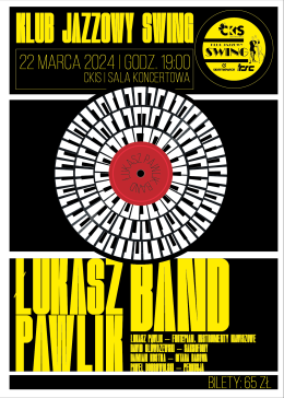 Klub jazzowy SWING – Łukasz Pawlik Band