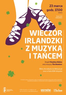 Wieczór Irlandzki z The Stouters & Damhsa Alainn