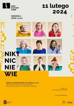 Teatr Impro dla dzieci: Nikt Nic Nie Wie