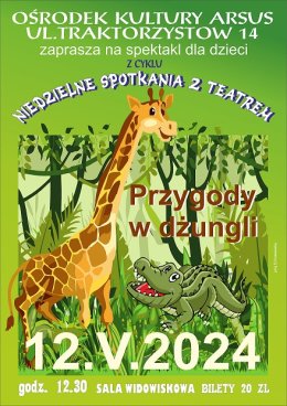 Bajka dla dzieci pt. "Przygody w dżungli"