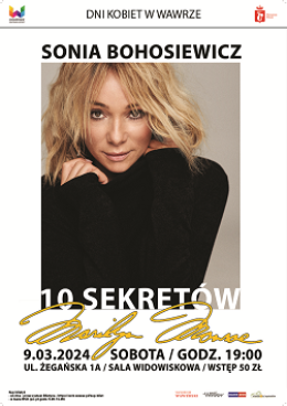 Dni Kobiet w Wawrze - Sonia Bohosiewicz – „10  Sekretów Marilyn Monroe” / 9.03.2024 / WCK Międzylesie