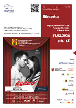 Bileterka - Tomaszowskie Teatralia