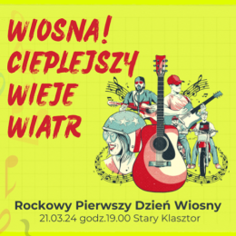 Wiosna! Cieplejszy wieje wiatr