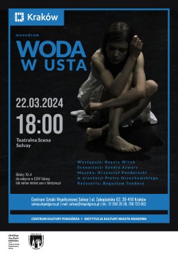 22.03.2024, godz. 18.00 – spektakl „Woda w usta"- Teatralna Scena Solvay