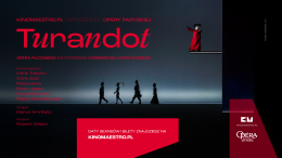 Retransmisja Opery Pucciniego: Turandot