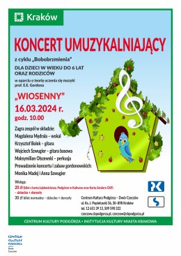 16.03.2024 - Koncert gordonowski z cyklu Bobobrzmienia "Wiosenny"
