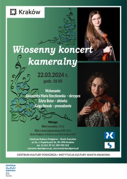 22.03.2024 - Wiosenny koncert kameralny