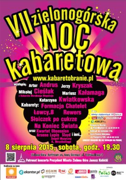 VII Zielonogórska Noc Kabaretowa, czyli Kabaretobranie 2015 na żywo z Polsatem