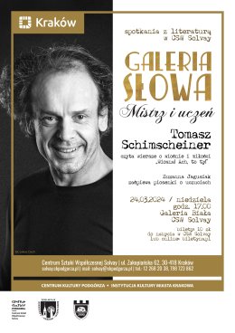 24.03.2024, godz.17.00 – Galeria Słowa – spotkania z literaturą w CSW Solvay
